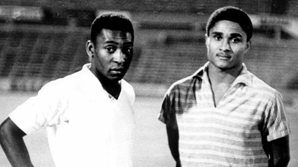 Pelé e Eusébio conheceram-se no Mundial 1966.