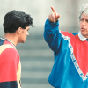 Sérgio Conceição no tempo em que era jogador e teve Jorge Jesus como treinador
