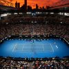 Estádio de ténis cheio no Australia open