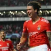 darwin a festejar um golo pelo SL Benfica