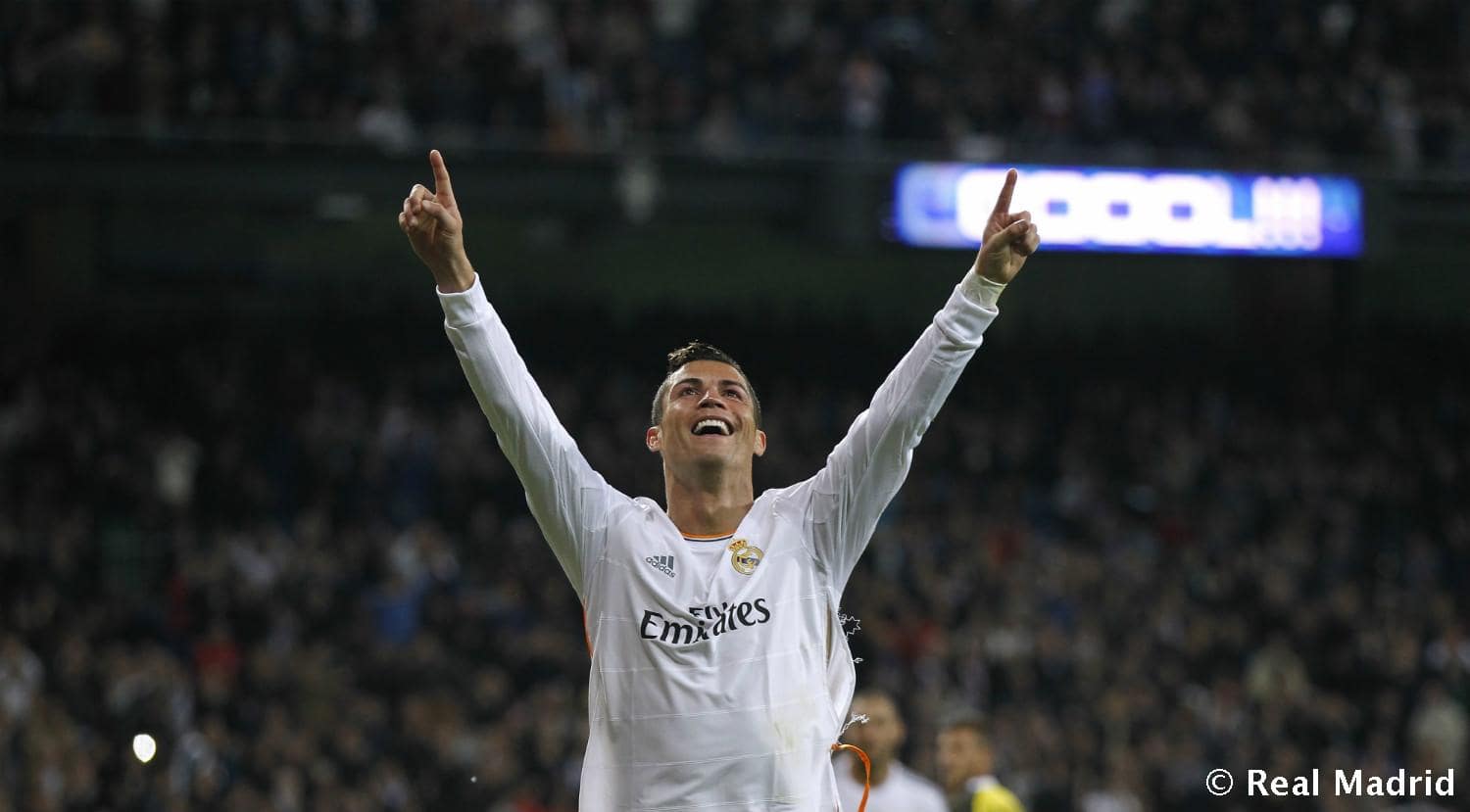 Cristiano Ronaldo festeja mais um golo