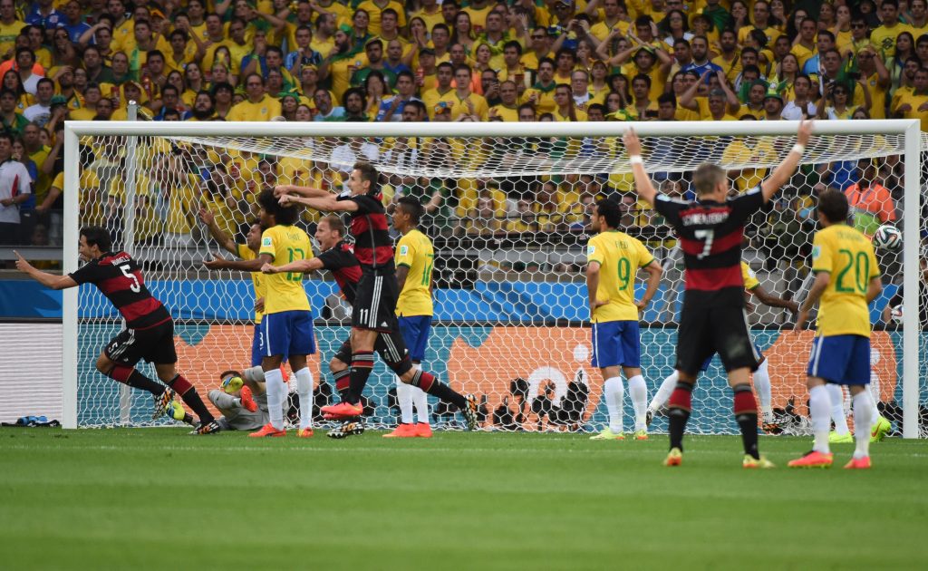 goleada da Alemanha ao Brasil no mundial de 2014