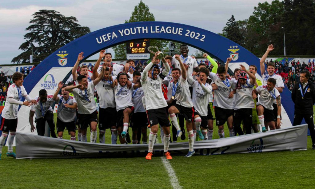 Festejos Benfica Youth League