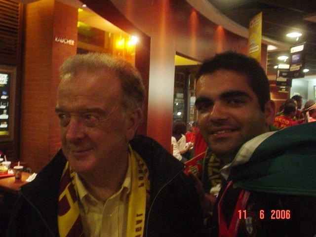 Helder e Jorge Sampaio no Mundial de 2006