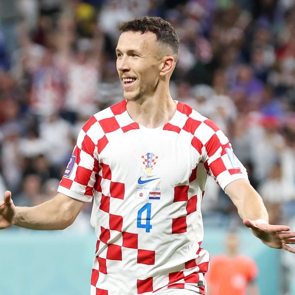 Jogador croata Perisic no Mundial de Futebol de 2022 no Qatar